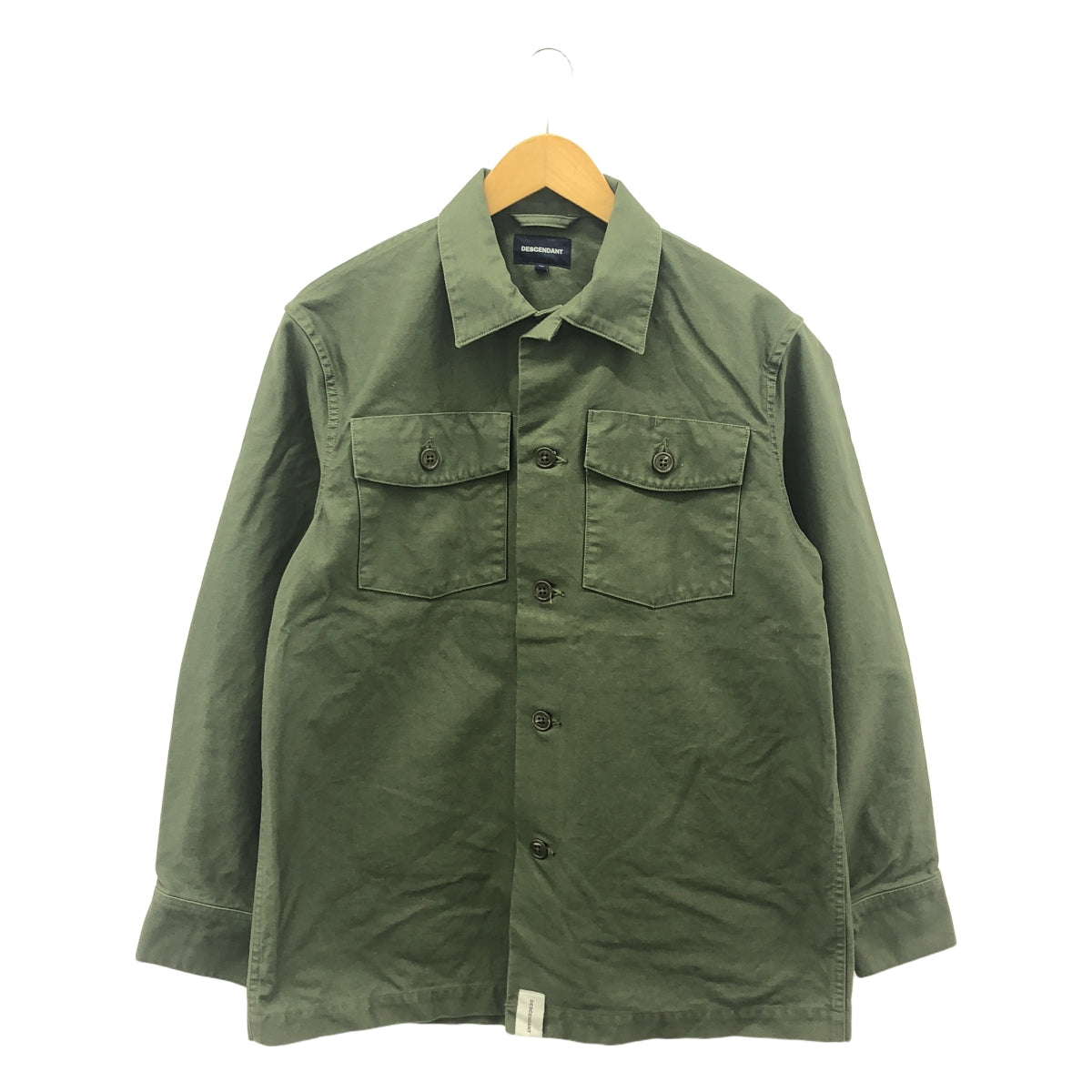 DESCENDANT / ディセンダント | ユーティリティ ミリタリー シャツ ジャケット | 2 | カーキ | メンズ