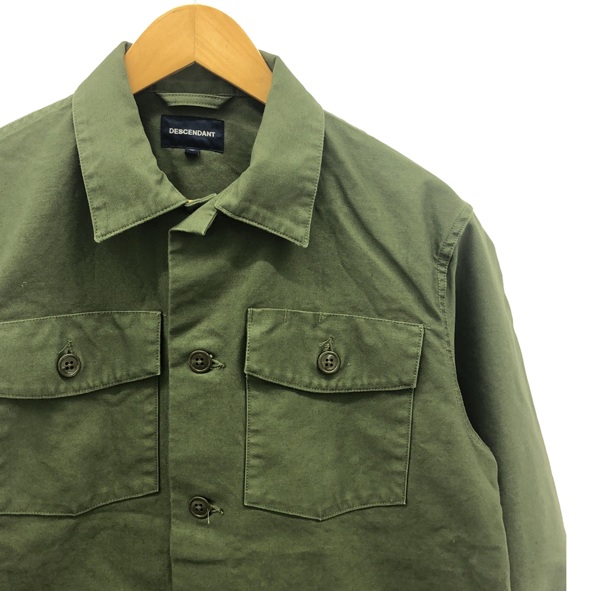DESCENDANT / ディセンダント | ユーティリティ ミリタリー シャツ ジャケット | 2 | カーキ | メンズ