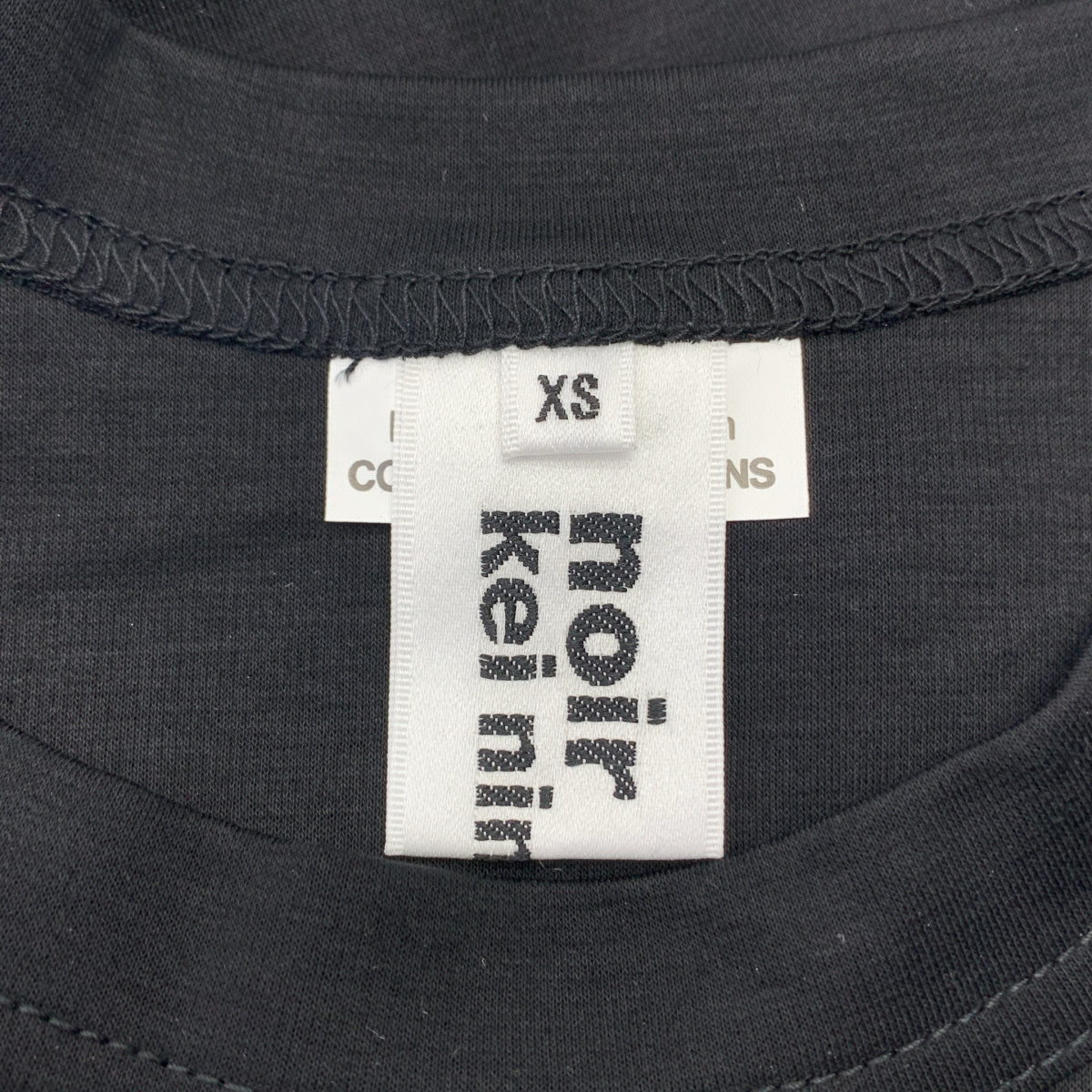 noir kei ninomiya | 2025SS | 棉質蓬特泡泡袖寬版TEE剪裁與縫紉 | XS | 女款