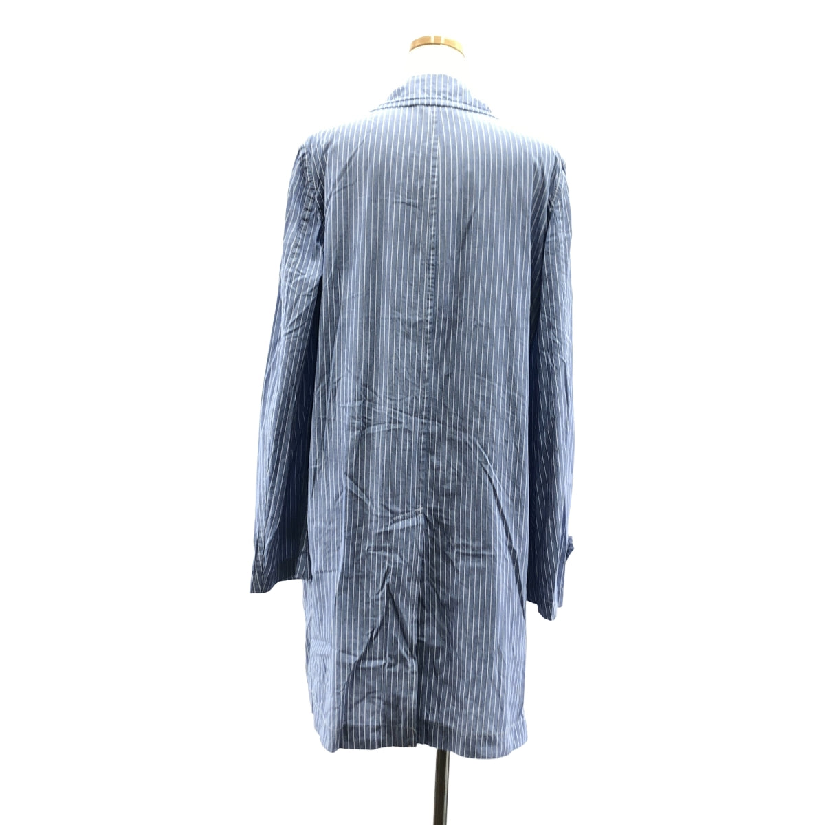 COMME des GARCONS HOMME PLUS | 2008SS | Striped cotton balaclava coat | S | Men's