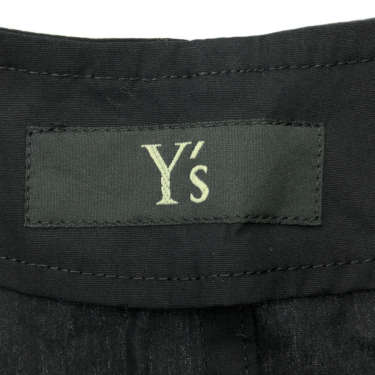 【美品】 Y's / ワイズヨウジヤマモト | 2020AW | FLANNEL CHEST POCKET SHIRT DRESS / ベルテッド ノーカラー オーバー シャツ ワンピース | 1 | ブラック | レディース