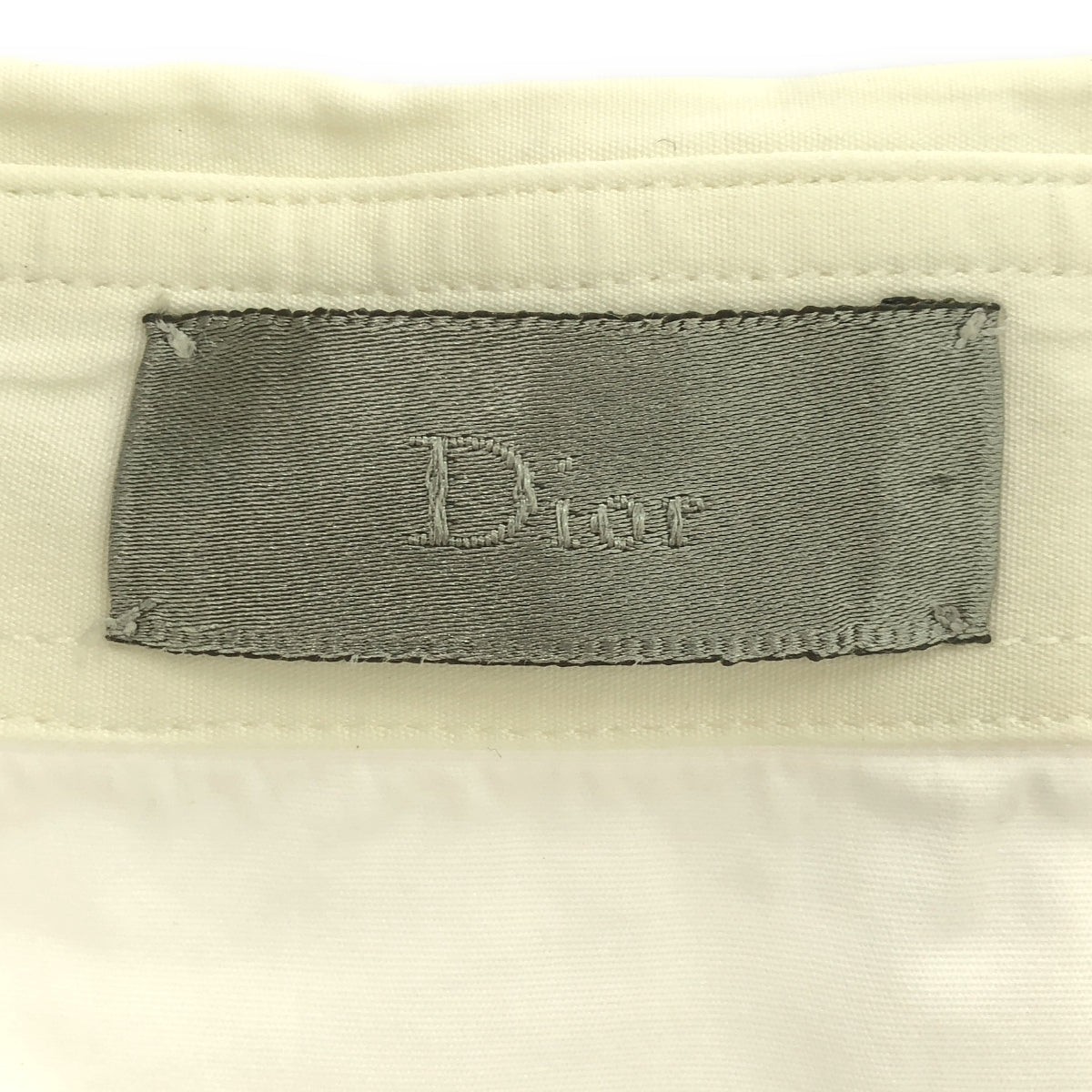 Dior homme / ディオールオム | 2006AW | エディ期 BEE ビー フライフロント ドレスシャツ | 40 | ホワイト | メンズ
