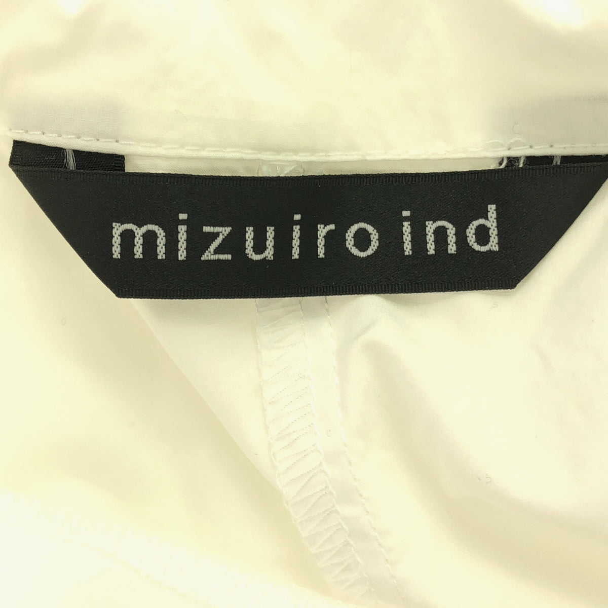 mizuiroind / 미즈이로 인도 | 코튼 탁 볼륨 원피스 | F | 화이트 | 여성