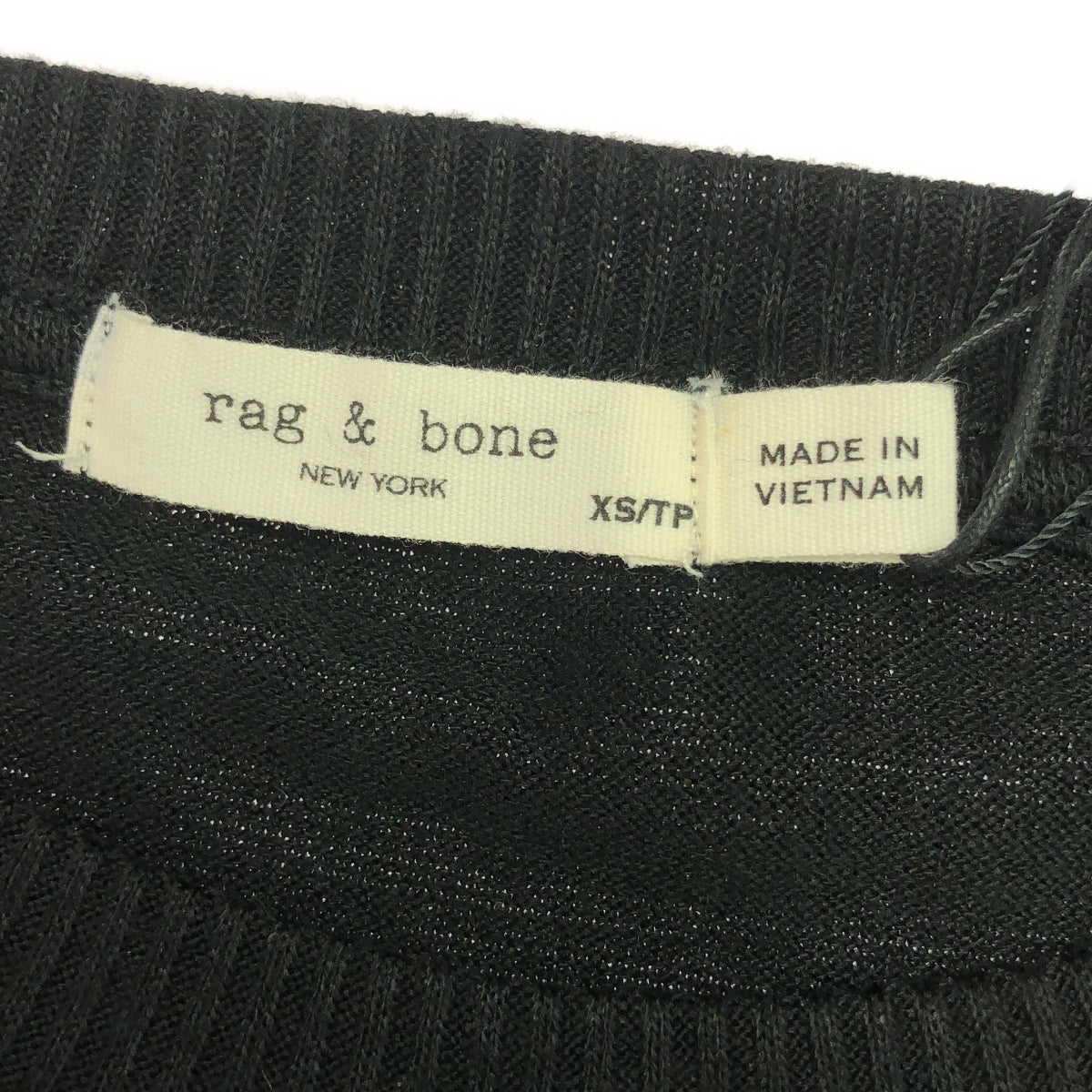 rag & bone / ラグアンドボーン | サイドスリットボタン ノースリーブ ニット | XS | レディース