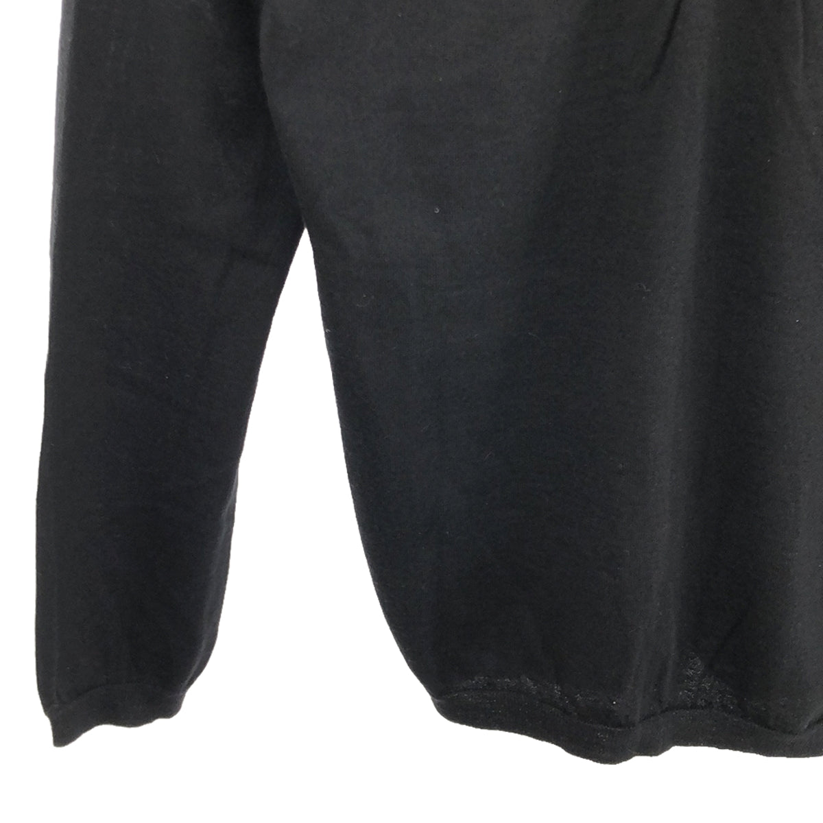 JIL SANDER / 질산더 | 캐시미어 딥넥 니트 | 34 | 블랙 | 여성