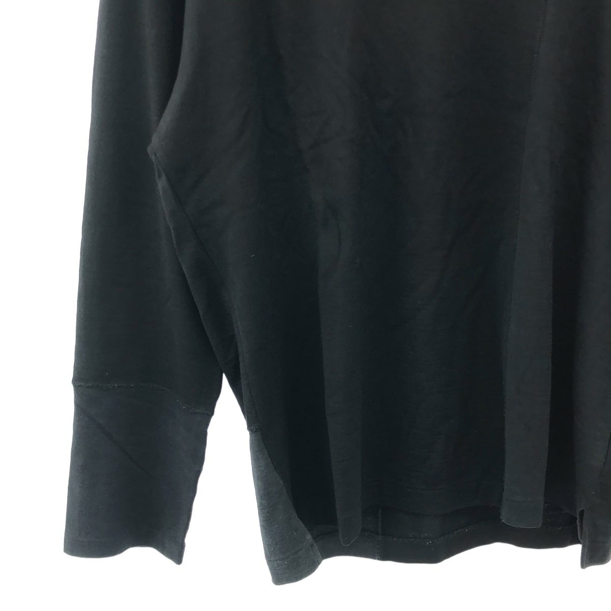 Y's for men / ワイズフォーメンヨウジヤマモト | ウール ハイネック 切替 ニット カットソー | 2 | メンズ