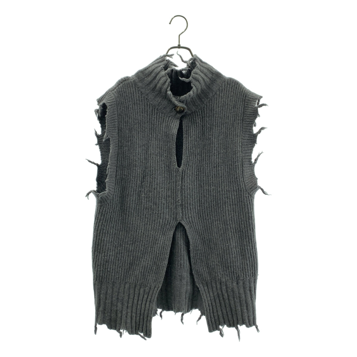 PERVERZE / パーバーズ | 2wayダメージ ニットベスト | – KLD