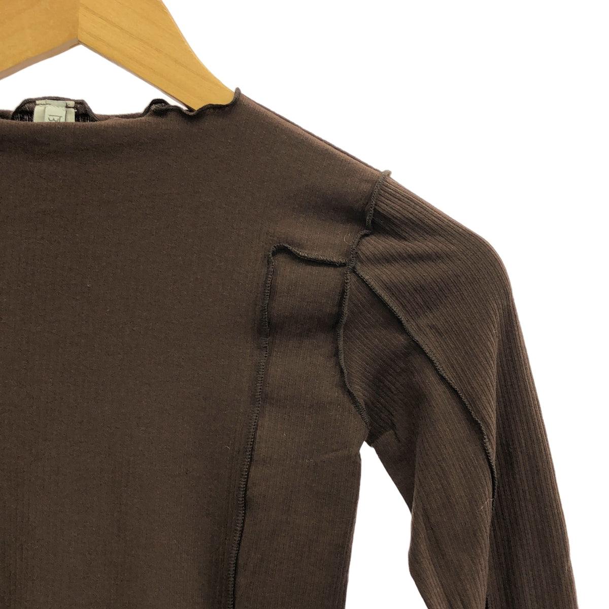 BASErange / Base Range | VEIN LONG SLEEVE Rib Cut and Sew | M | Women's
