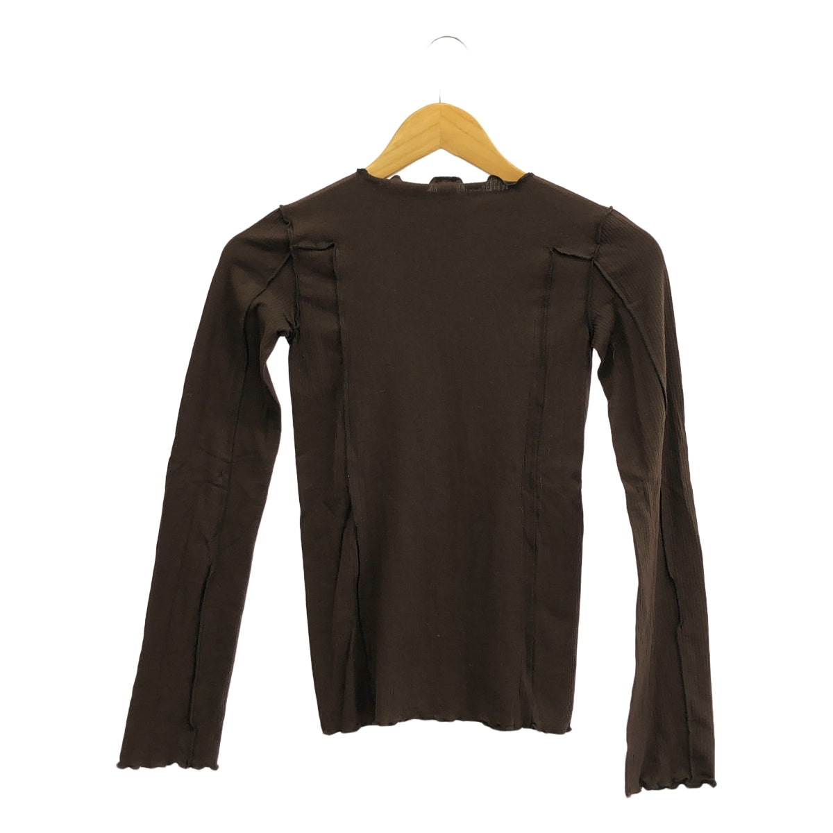 BASErange / Base Range | VEIN LONG SLEEVE Rib Cut and Sew | M | Women's