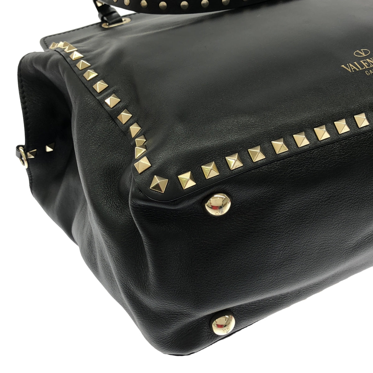 VALENTINO / ヴァレンティノ | ロックスタッズ レザー 2way ショルダーバッグ |