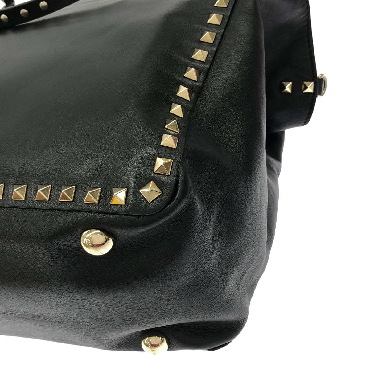 VALENTINO / ヴァレンティノ | ロックスタッズ レザー 2way ショルダーバッグ |