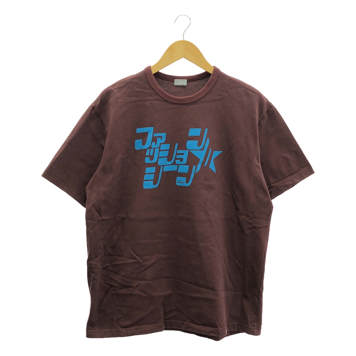 kolor BEACON / カラービーコン | 2024SS | プリント クルーネック Tシャツ カットソー | 2 | ボルドー系 | メンズ