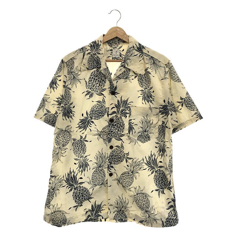 ANATOMICA / アナトミカ | ALOHA SHIRT / パイナップル オープンカラーアロハシャツ | M |