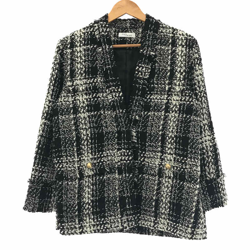 【新品未使用】state of mind allow tweed jacket