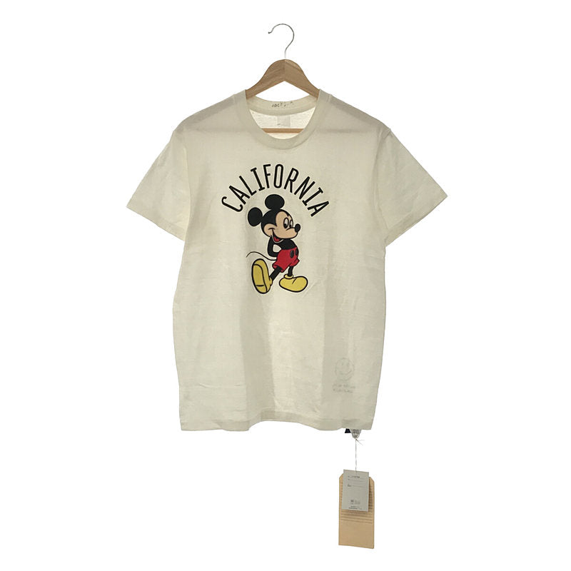Jackson Matisse / ジャクソンマティス | × Disney ディズニー コラボ ユーズド加工 ミッキー プリント Tシャツ | M |