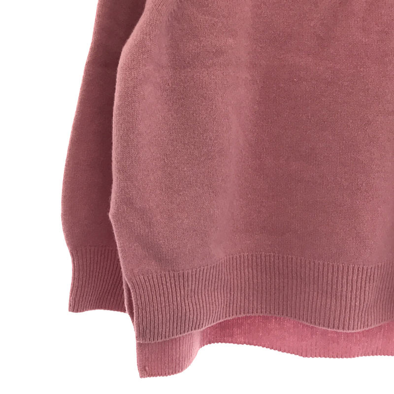 框架 | 2022秋冬 |插肩袖寬套頭針織衫 |均碼 |粉紅色 |女性的