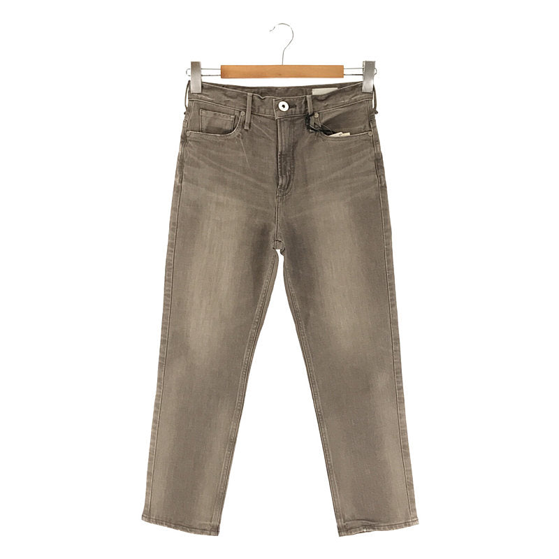【新品】 upper hights / アッパーハイツ | 2020AW | THE EIGHTY'S コットン ストレッチ テーパード デニム パンツ | 24 | BRONZE | レディース
