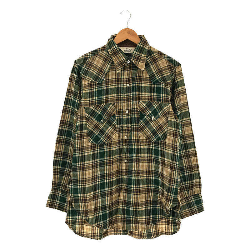 WOOLRICH / ウールリッチ | 60s - 70s VINTAGE ヴィンテージ 白タグ 