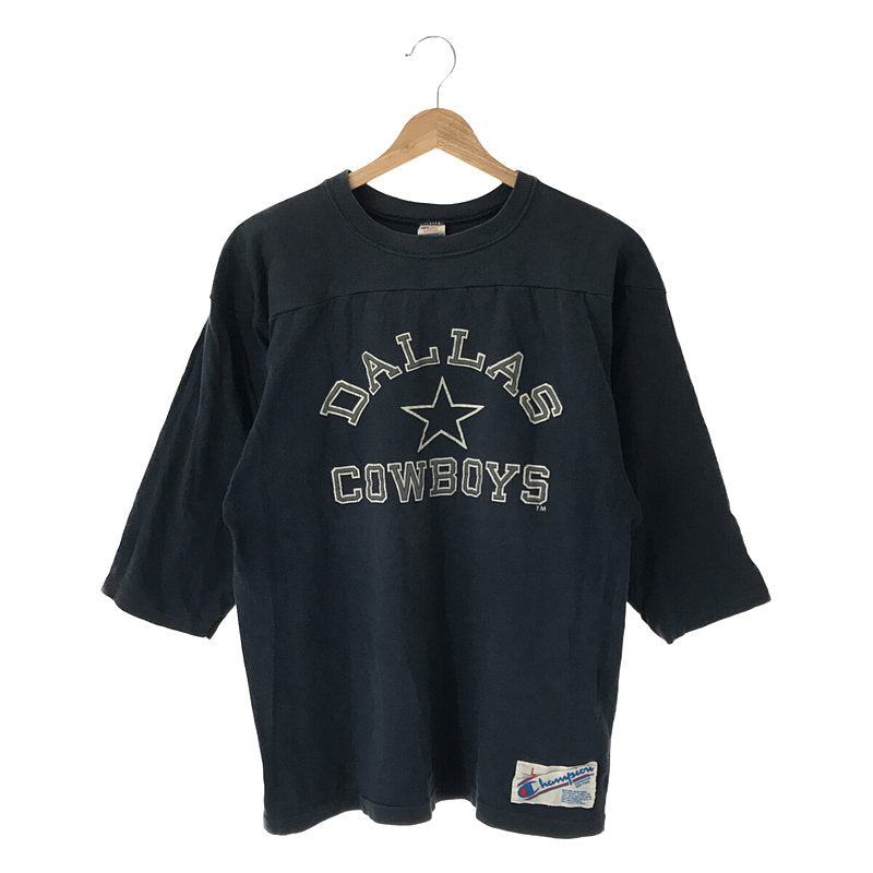 80s チャンピオン　三段プリント　TシャツTシャツ/カットソー(半袖/袖なし)
