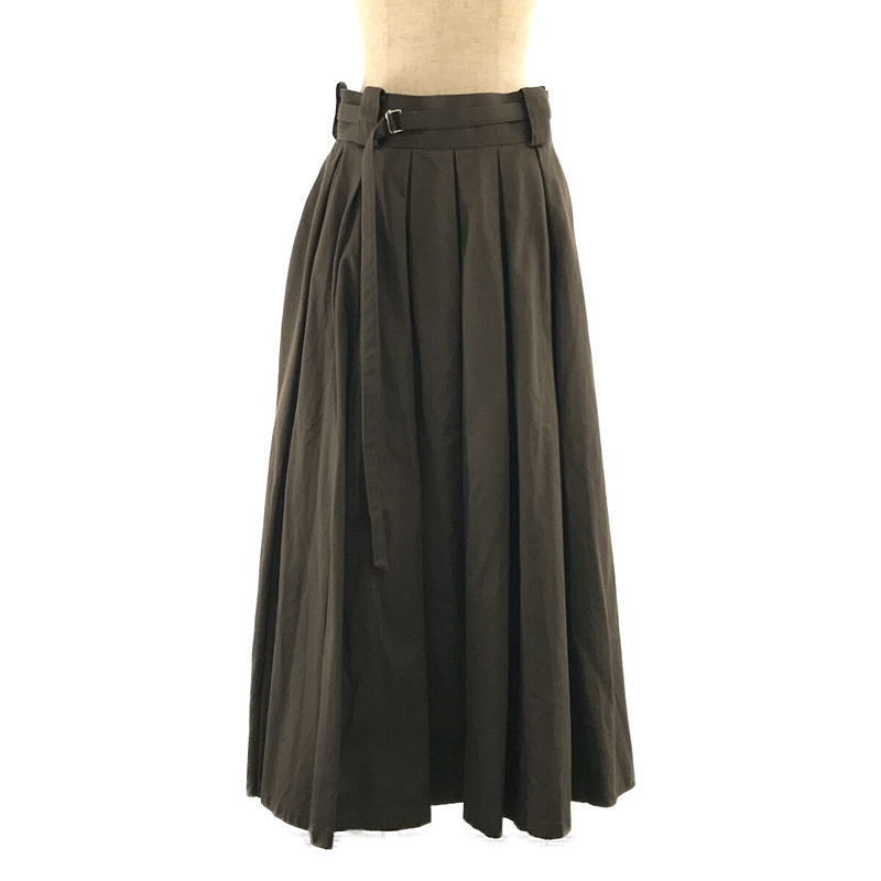 foufou / フーフー | super tuck long skirt ベルト付き スーパー