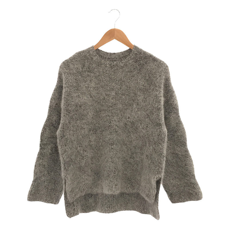 BATONER / バトナ— | 2022AW FOX-WOOL CREW NECK KNIT ウール フォックス クルーネック ニット セーター |  2 |