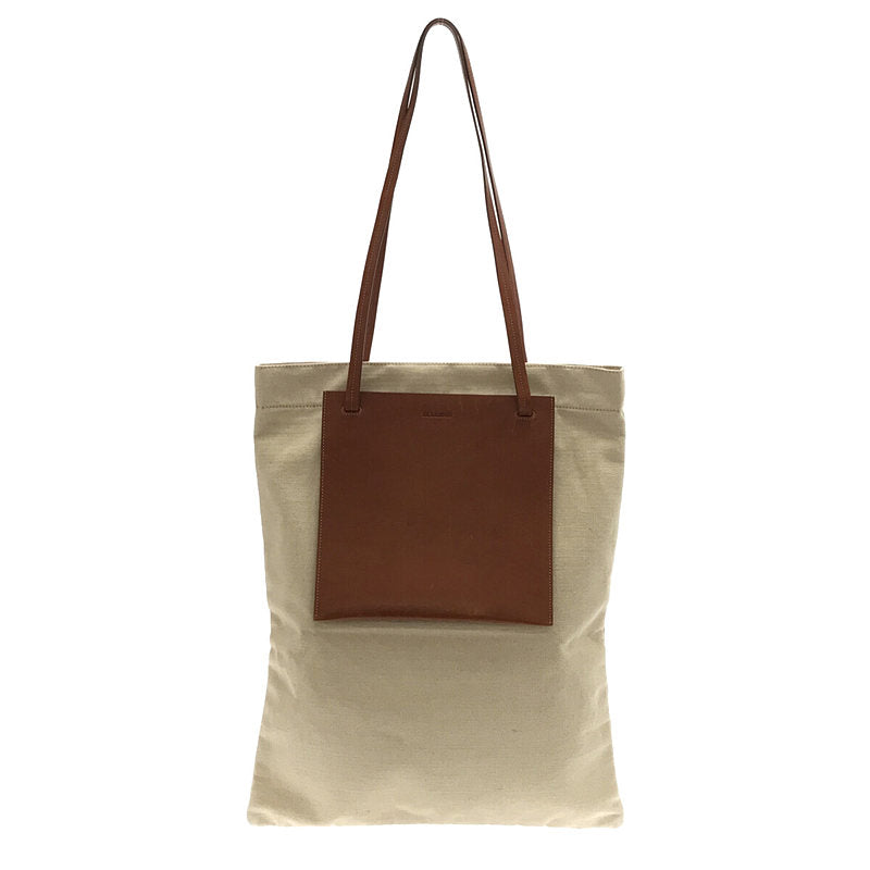 JIL SANDER Canvas Shopper Tote Bag - トートバッグ