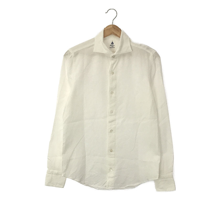 Finamore × BARNEYS NEWYORK リネン カプリシャツ45cm身幅 - シャツ