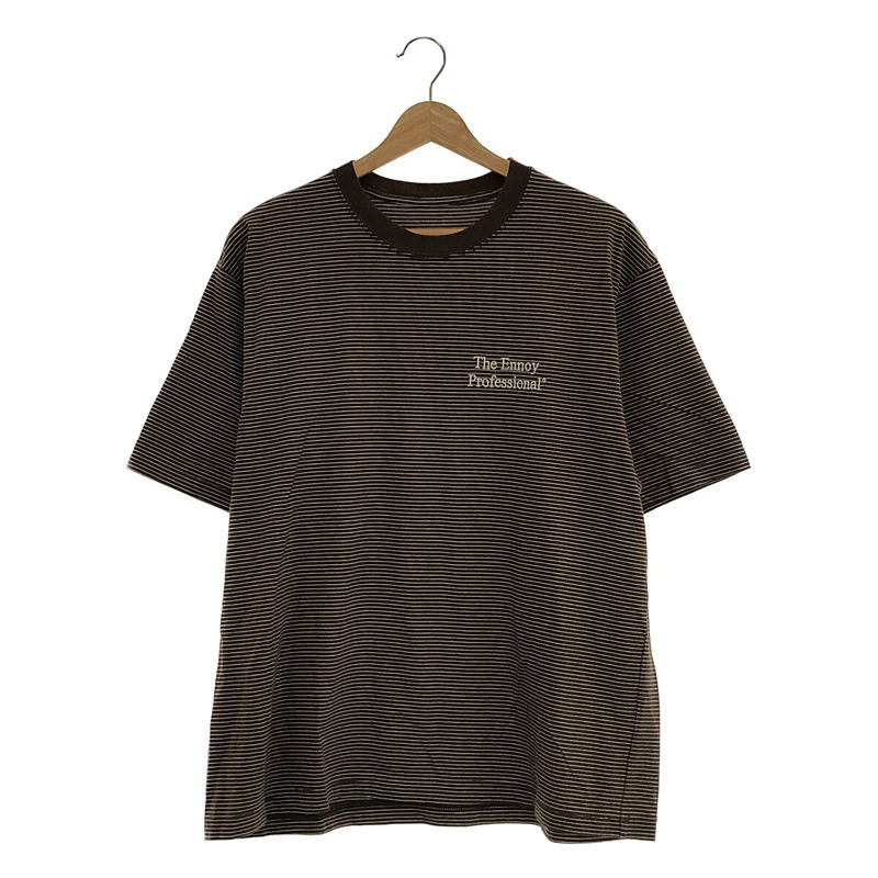 ennoy エンノイ 23SS BORDER S/S TEE BEIGE XL DMC3S-m13510818654 - Tシャツ /カットソー(半袖/袖なし)