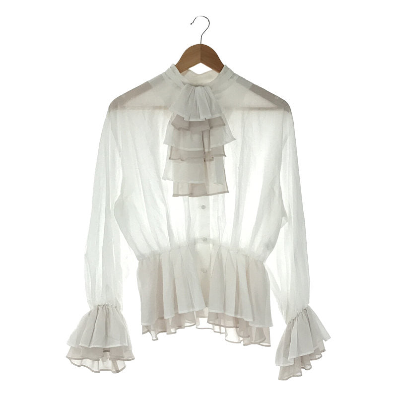 madder madder / マダマダ | “絵画の中の”JABOT BLOUSE - moulin