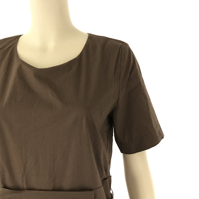 KNOTT / 매듭 | 노 컬러 셔츠 원피스 벨트 포함 | 1 | 브라운 | 여성