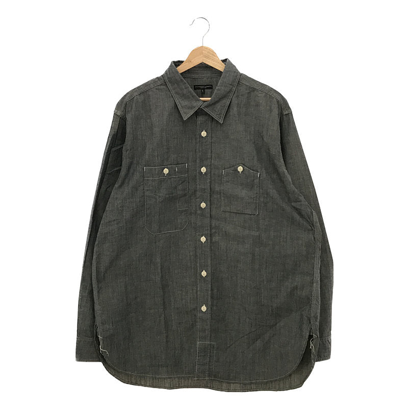 Engineered Garments / エンジニアドガーメンツ | Work Shirt - Cone Chambray シャンブレー  ワークシャツ | L |