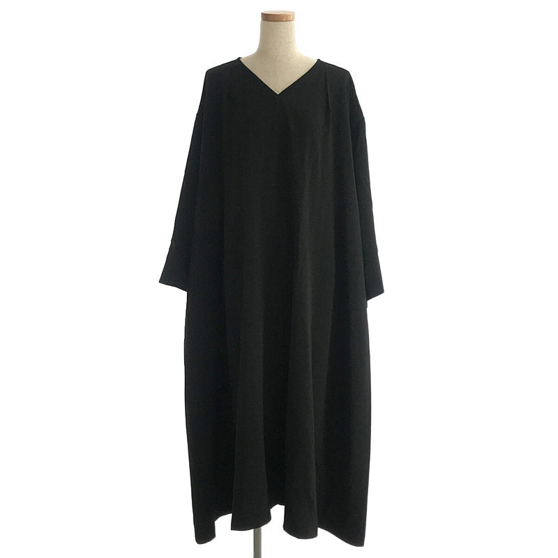 foufou / フーフー | 【THE DRESS #07】drape v neck dress ドレープV