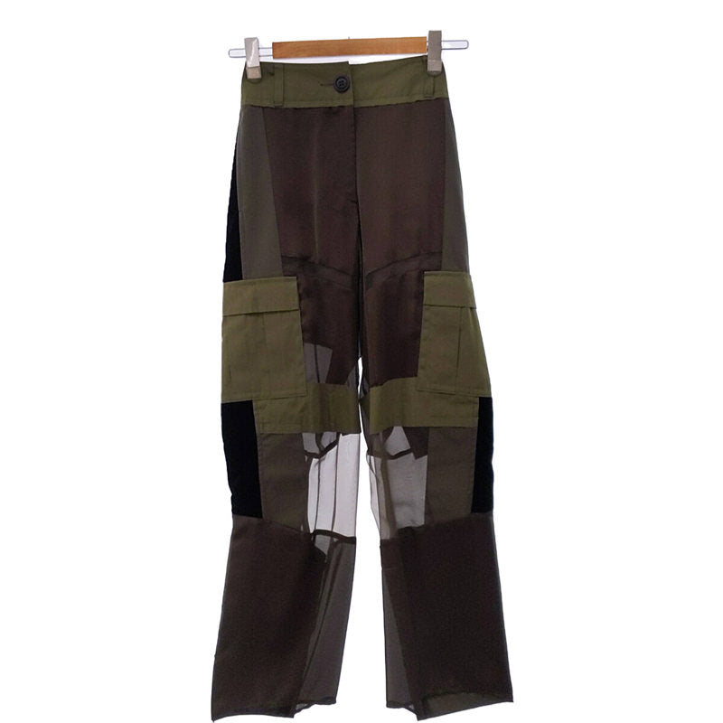 sacai / サカイ | 2020SS | Combo Cargo Trousers パッチワーク カーゴ