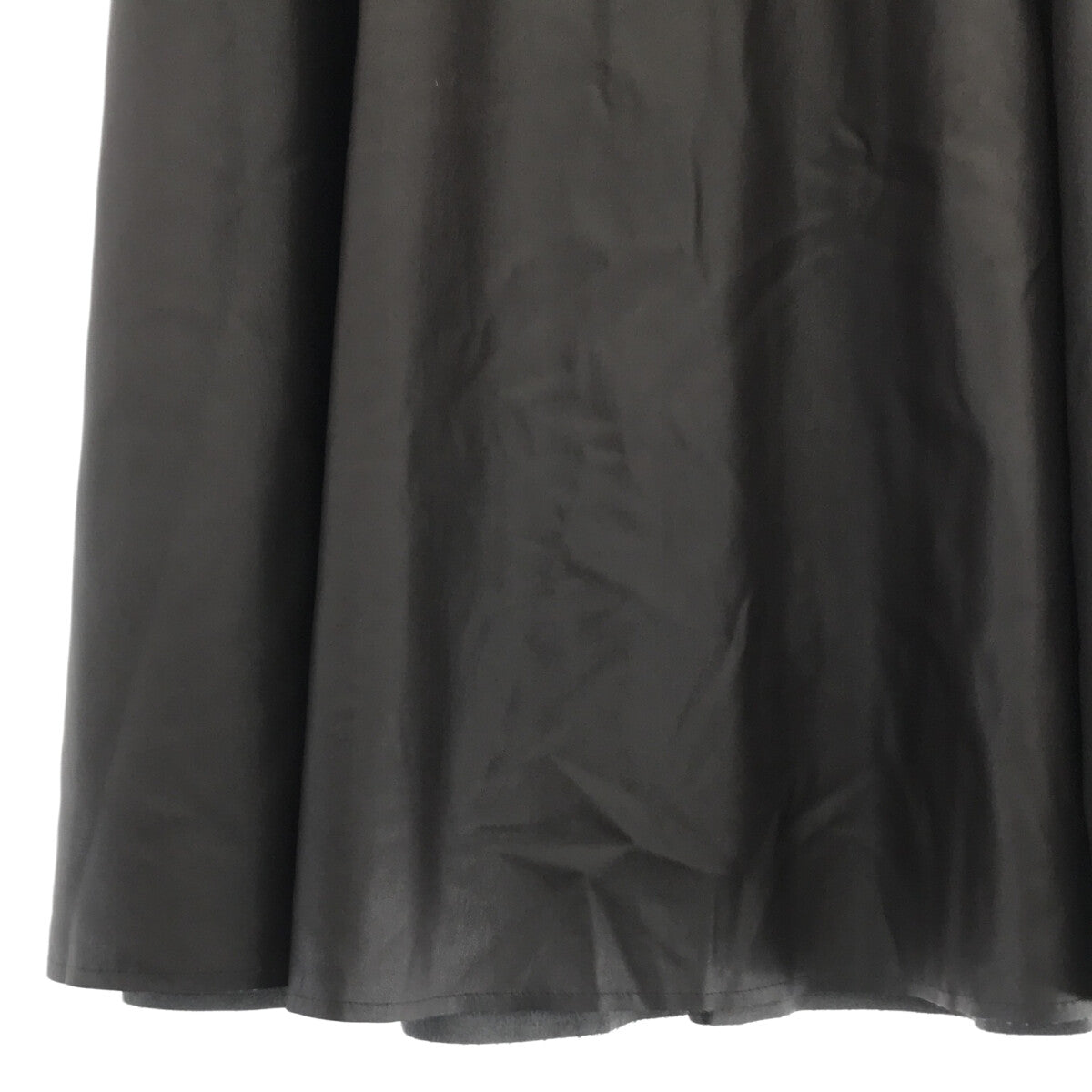 【美品】  Pal'las Palace / パラスパレス | 2021AW | フェイクレザー フレアスカート | 3 | ブラウン | レディース