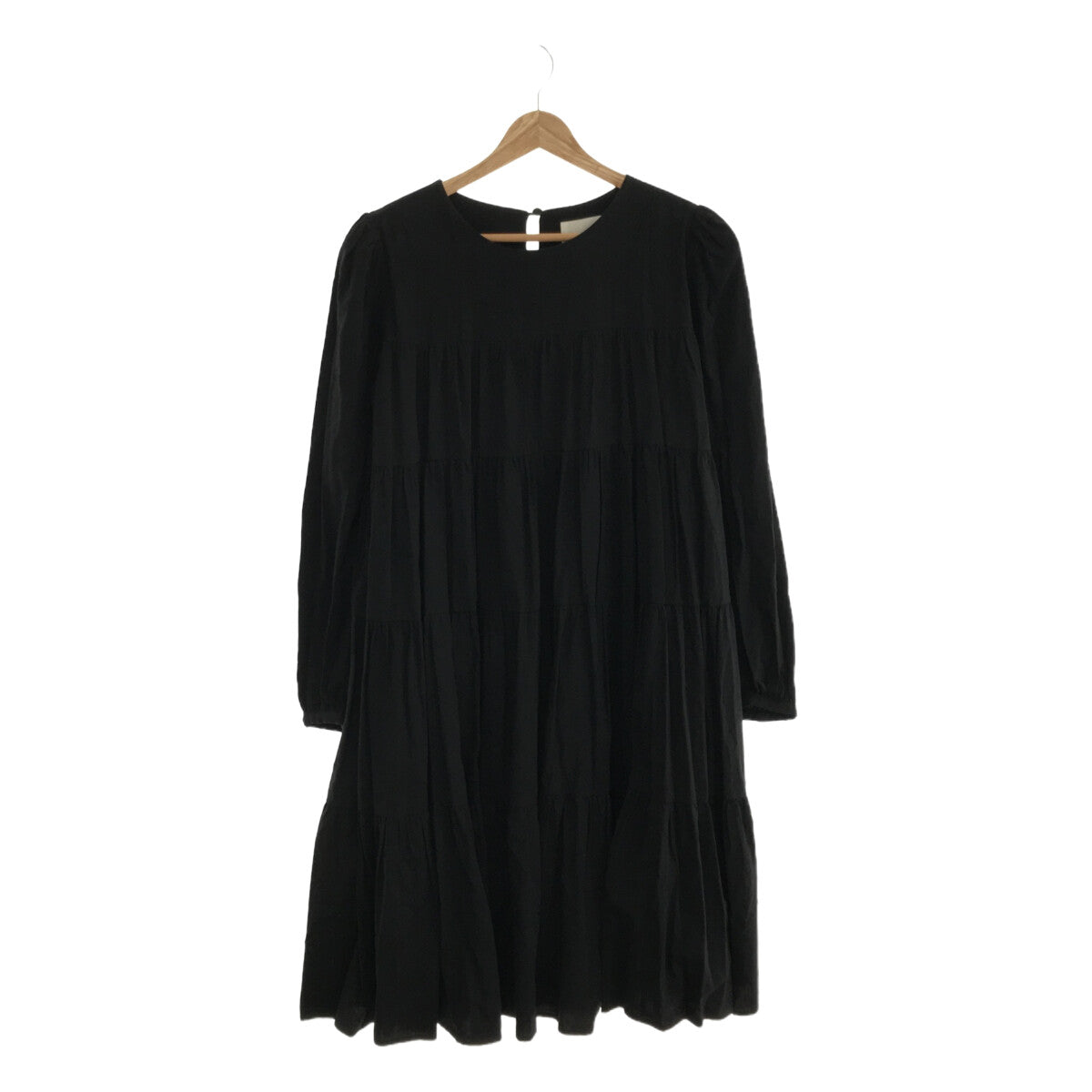 CAROLINA GLASER / 카롤리나 그레이서 | 티어드 원피스 | 블랙 | 여성