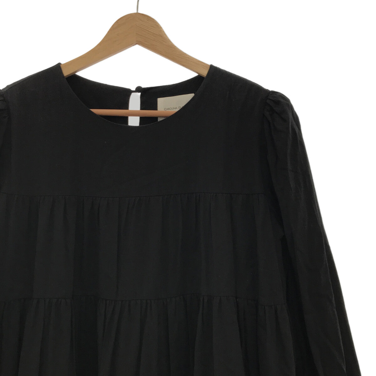 CAROLINA GLASER / 카롤리나 그레이서 | 티어드 원피스 | 블랙 | 여성