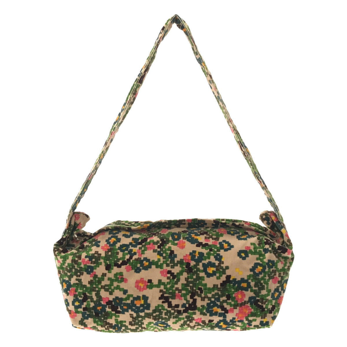 【美品】 mina perhonen / ミナペルホネン | flower bed ショルダー ボディバッグ | グリーン系 | レディース