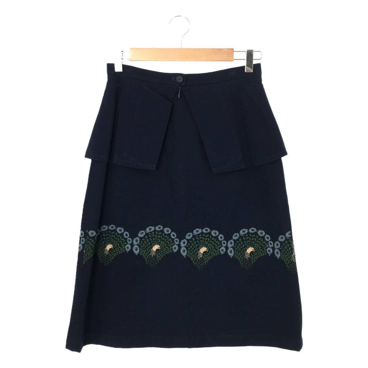 商品タグ付ミナペルホネン スカート peacock - ひざ丈スカート