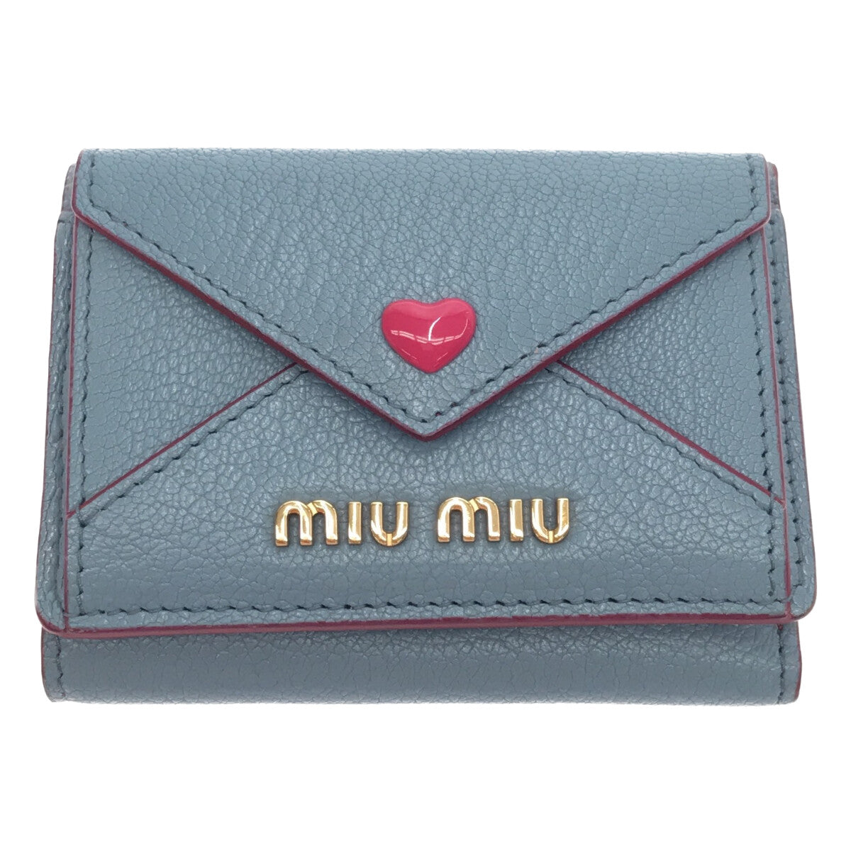 miumiu heart wallet.