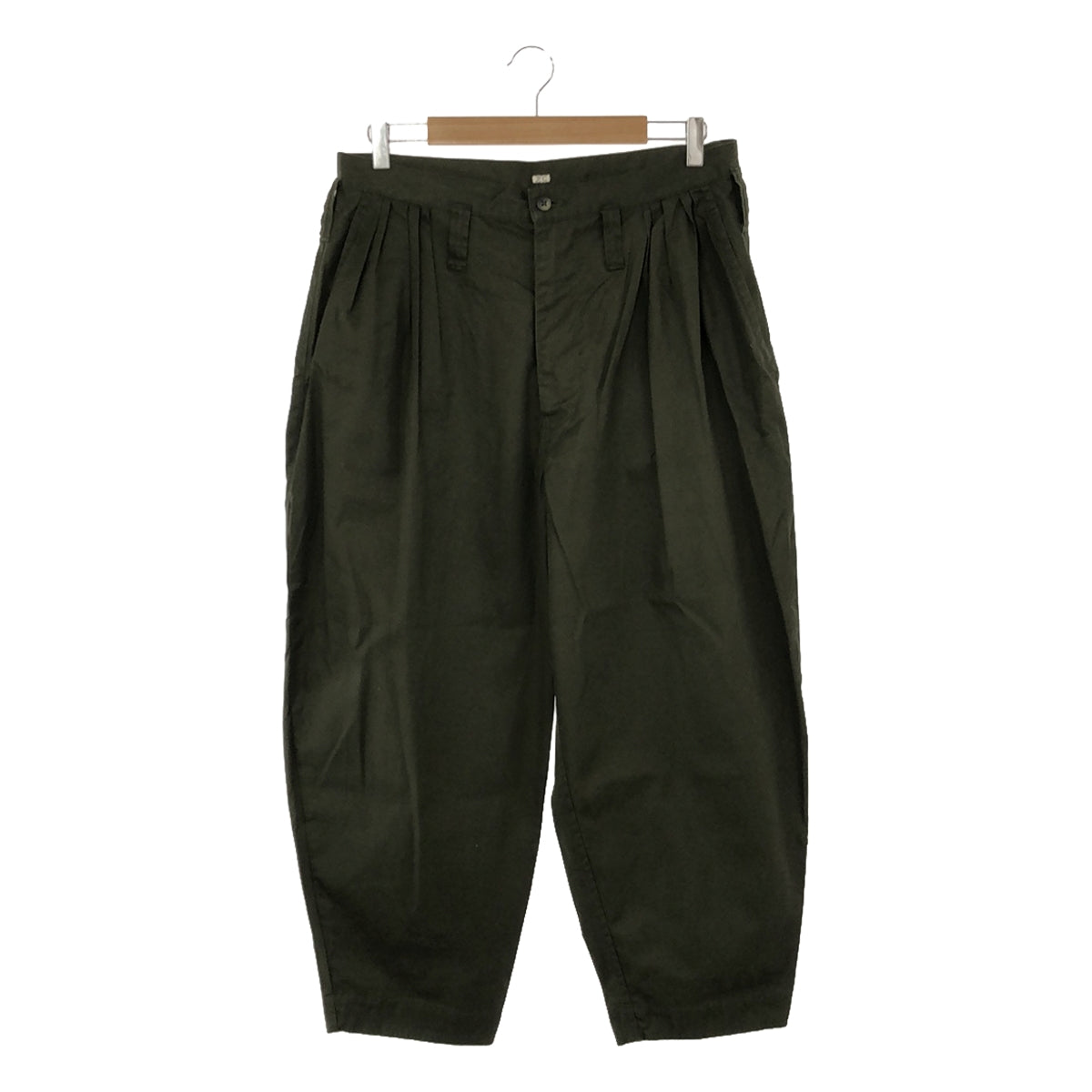 11682円 パンツPORTER CLASSIC / ポータークラシック | WEATHER BEBOP PANTS / タック ワイド ウェザービバップパンツ | M  | メンズ