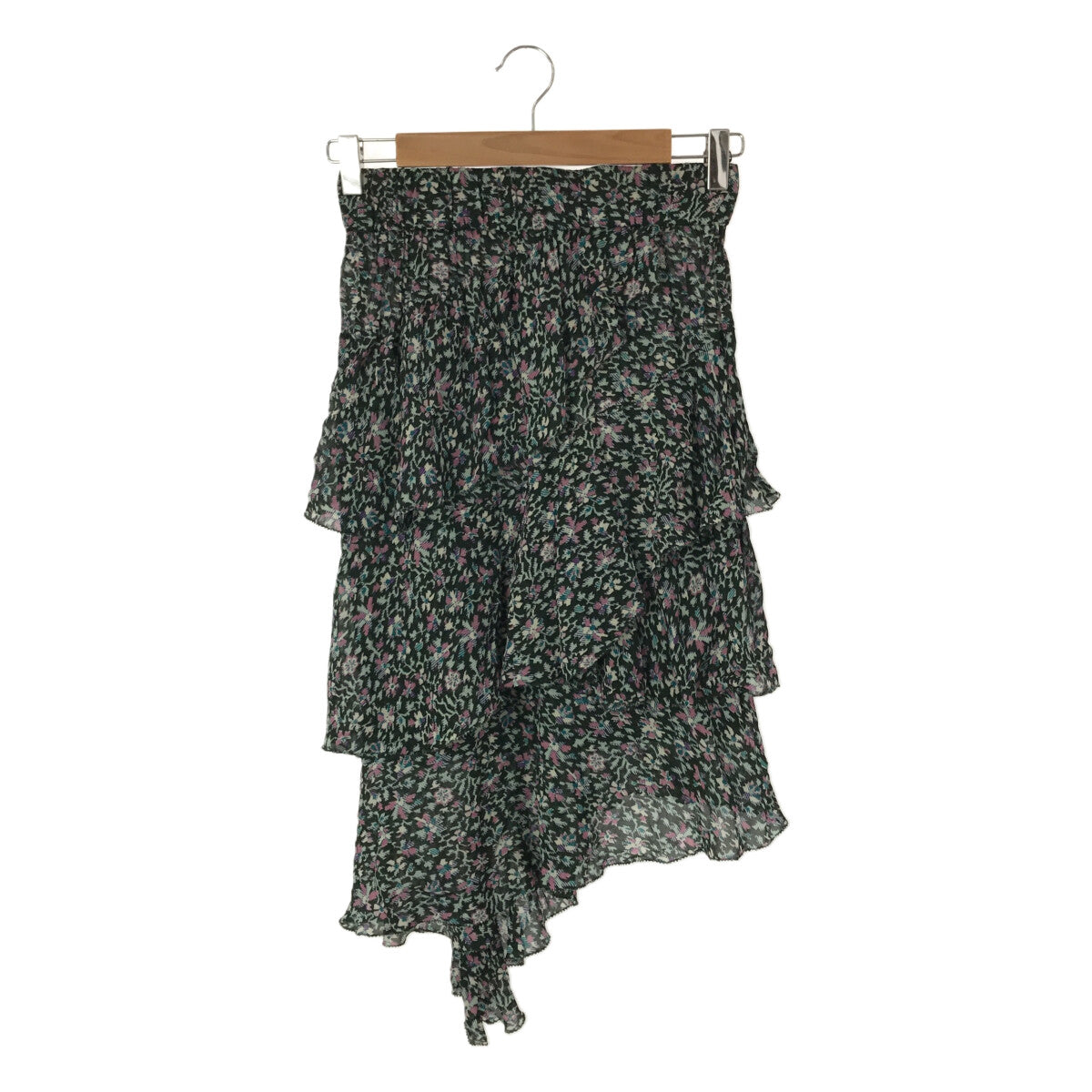 ISABEL MARANT ETOILE | JEEZON 人造絲印花荷葉邊半身裙 | 34 |女性的