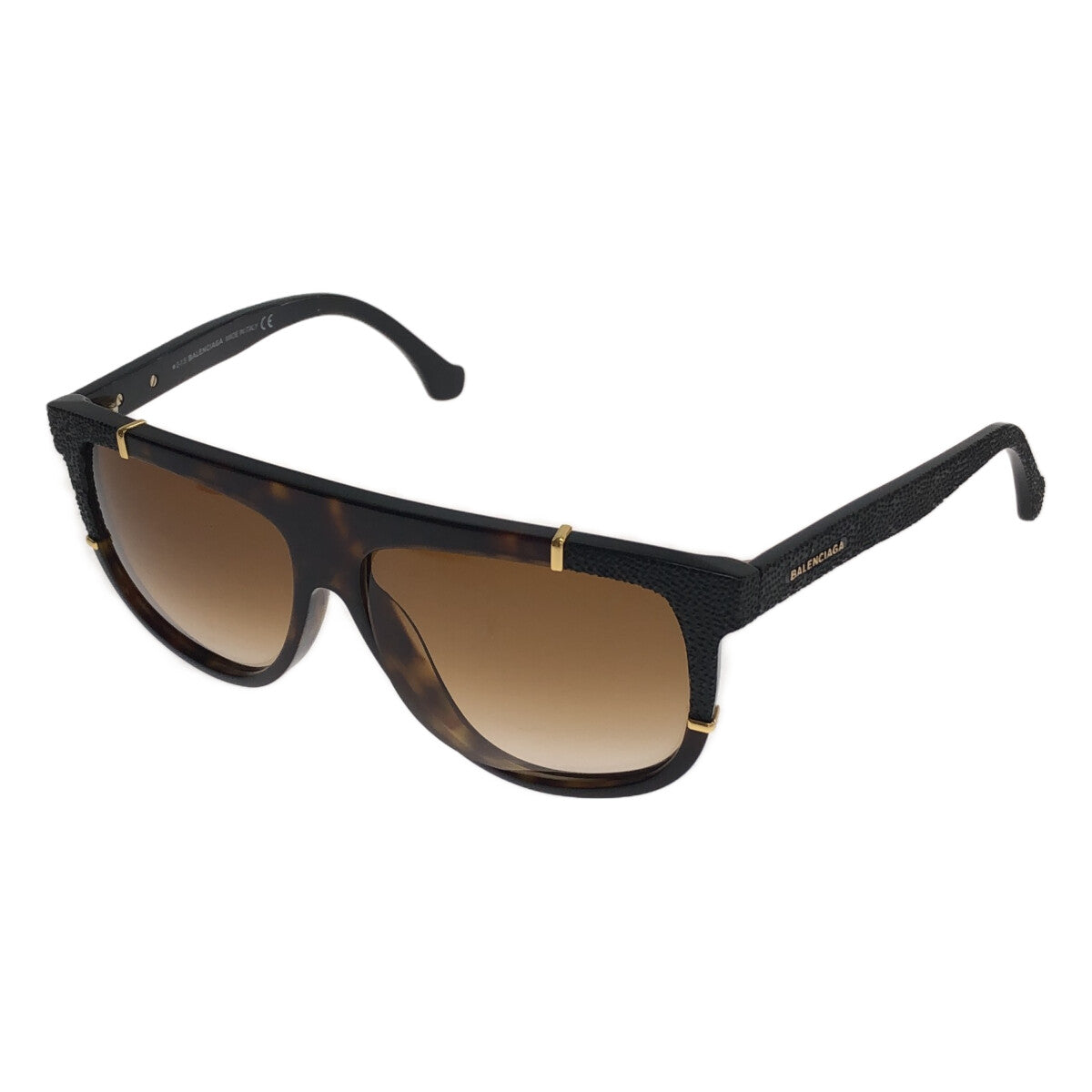 BALENCIAGA / バレンシアガ | Tortoise Plastic Sunglasses Frame