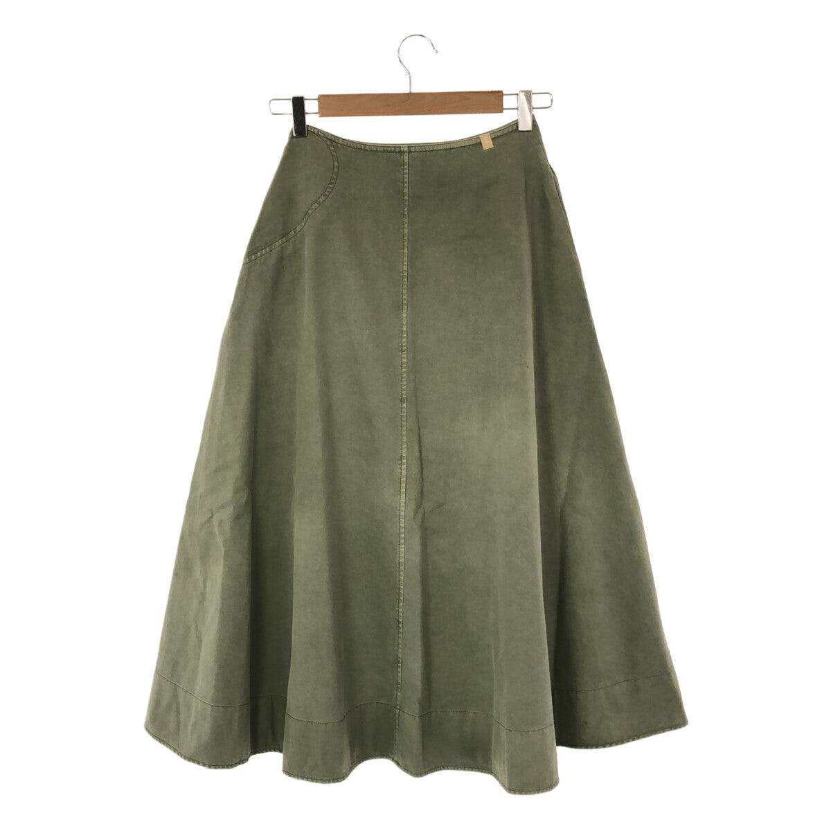 Ron Herman / 론허먼 | Heart Stitch 플레어 스커트 | XS | 그린 | 여성