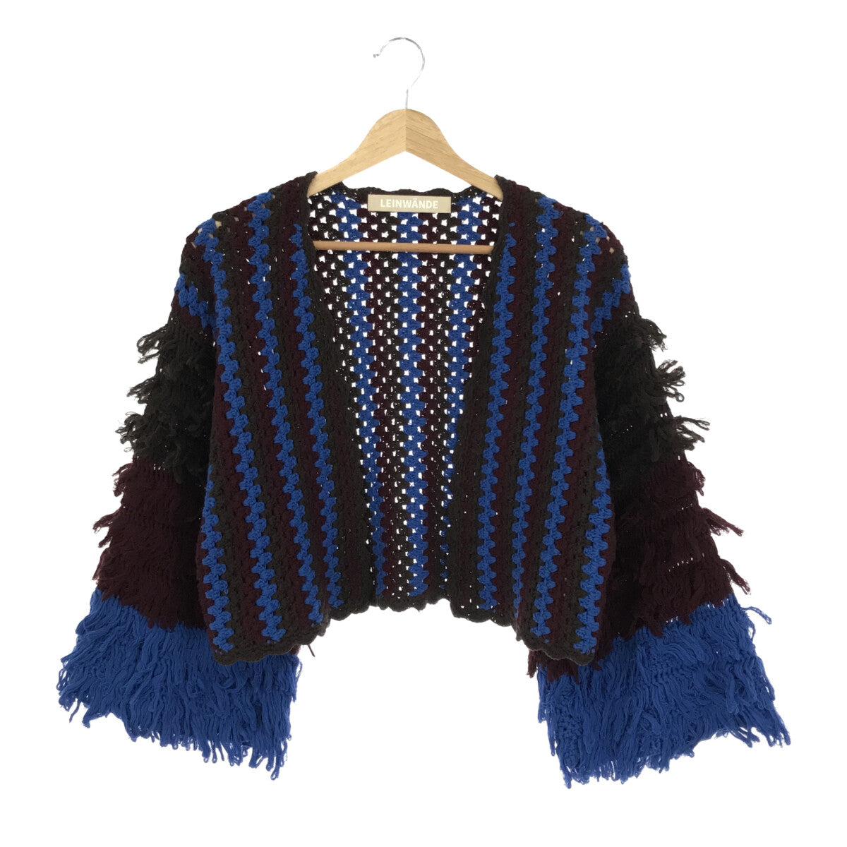 私は一度も着用していませんラインヴァンドLEINWANDE  HandFringeKnitCoat