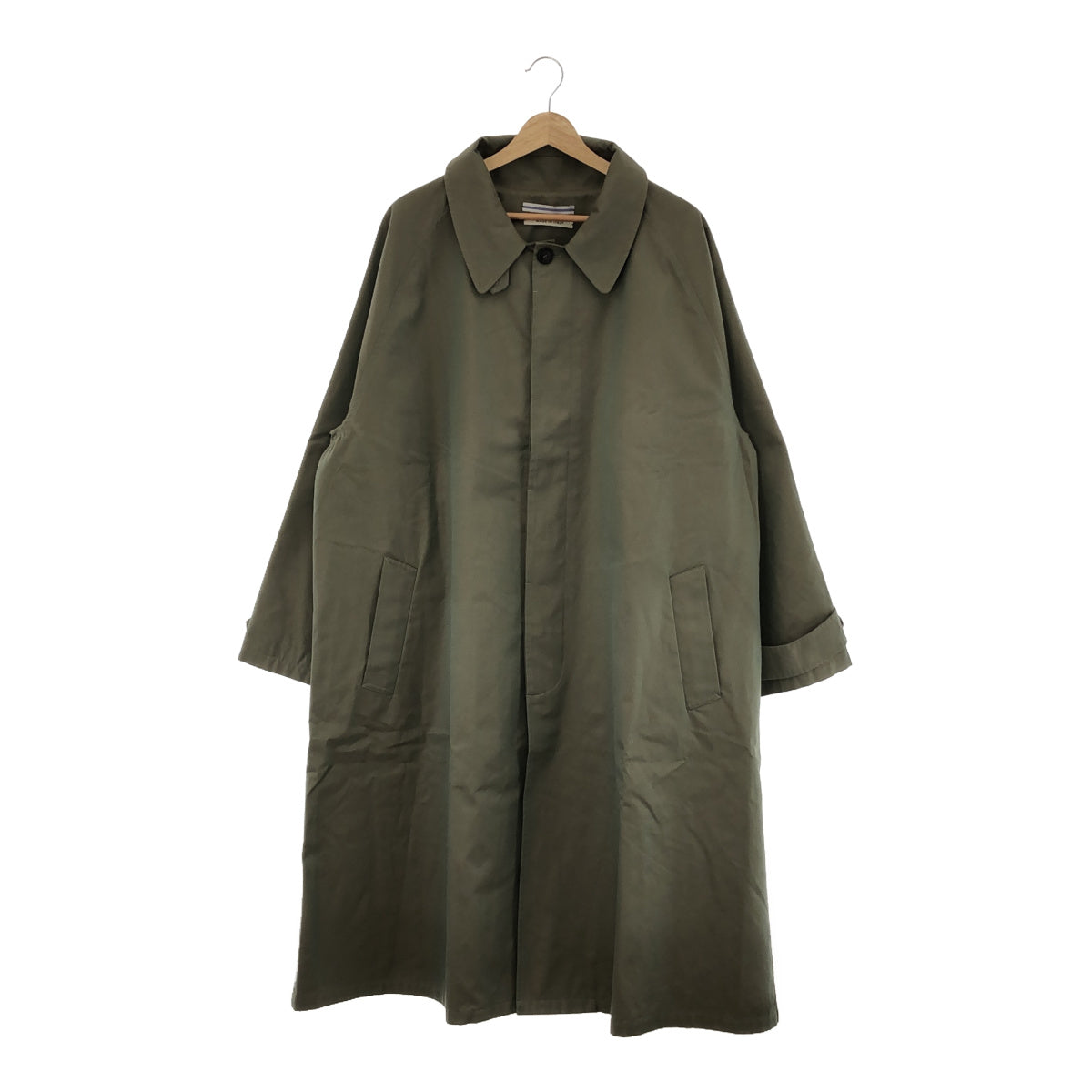 Cristaseya / クリスタセヤ | OVERSIZED TRENCH WITH LEATHER PATCH トレンチコート | L |