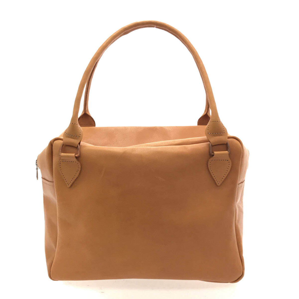 【新品】 Paul Harnden / ポールハーデン | Big Chunky bag / レザー ビッグ チャンキーバッグ | Tan | メンズ