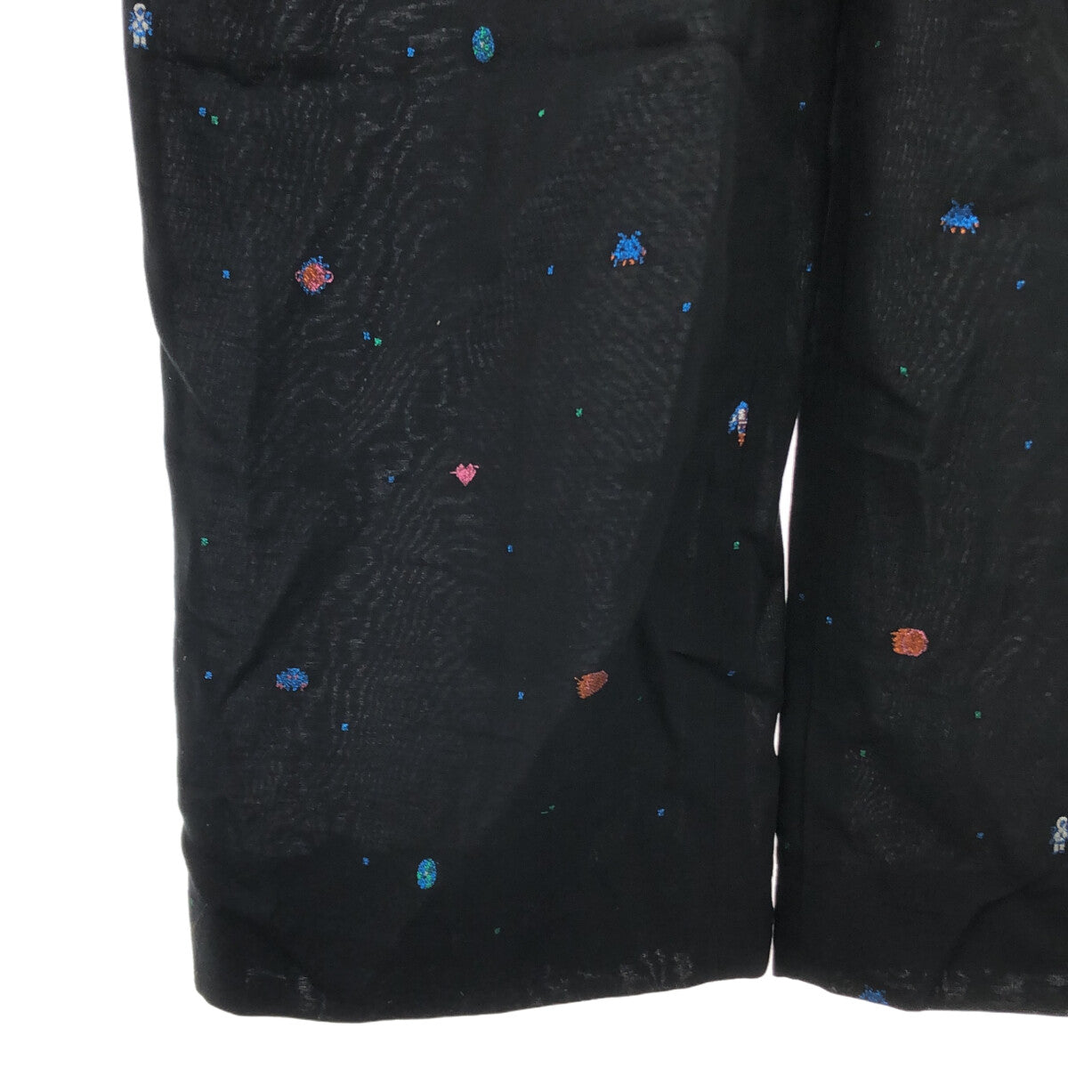 【미품】 Ron Herman / 론하만 | 갤럭시 자카드 우주 무늬 올인원 살로펫 | XS | 블랙 | 여성