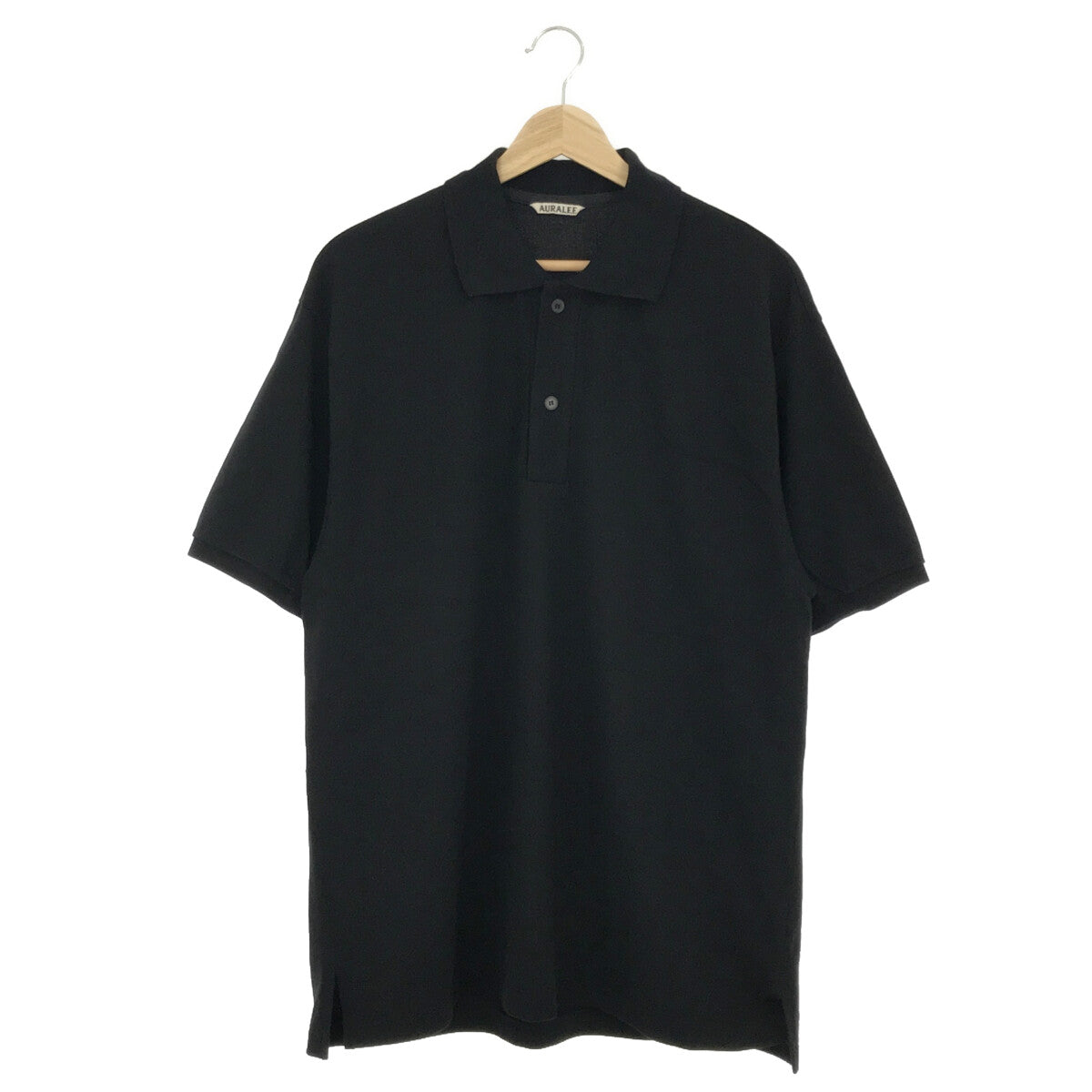 AURALEE / オーラリー | Super Fine Cotton Pique Big Polo ポロシャツ 