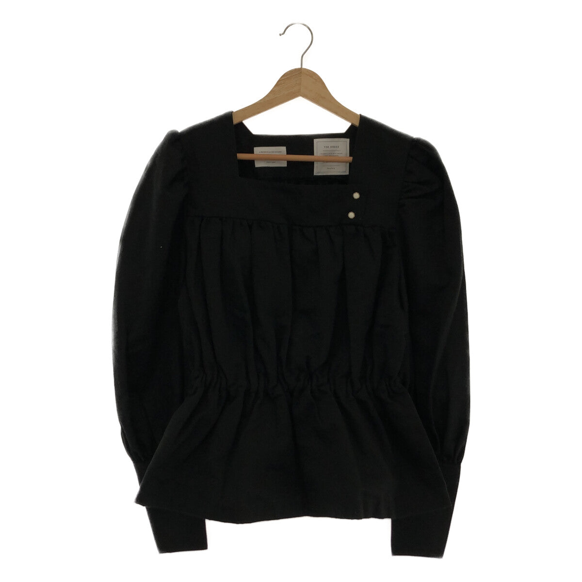 foufou / フーフー | THE DRESS squareneck puff sleeve blouse