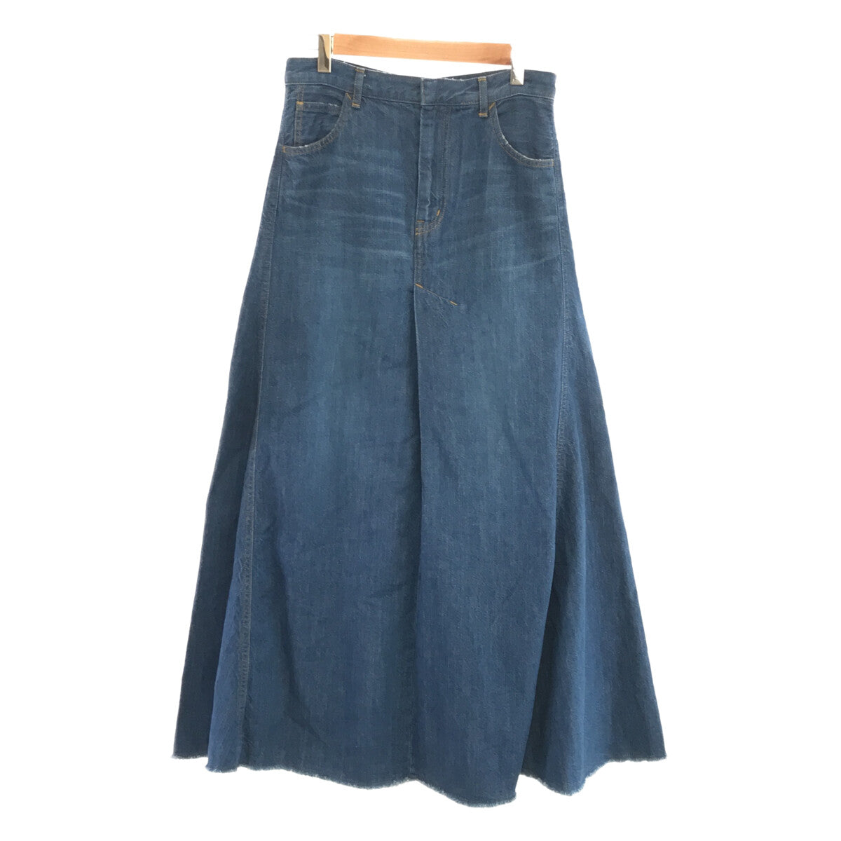 今季フレームワーク DENIM フレアスカート現在の丈約90 - ロングスカート